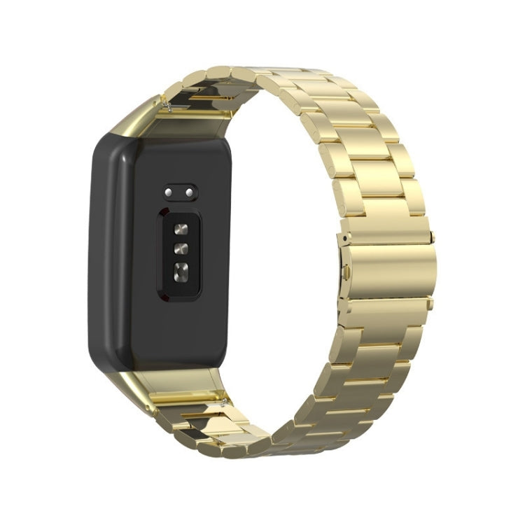 Bracelet de montre en acier inoxydable à trois perles, For OPPO Watch Free NFC