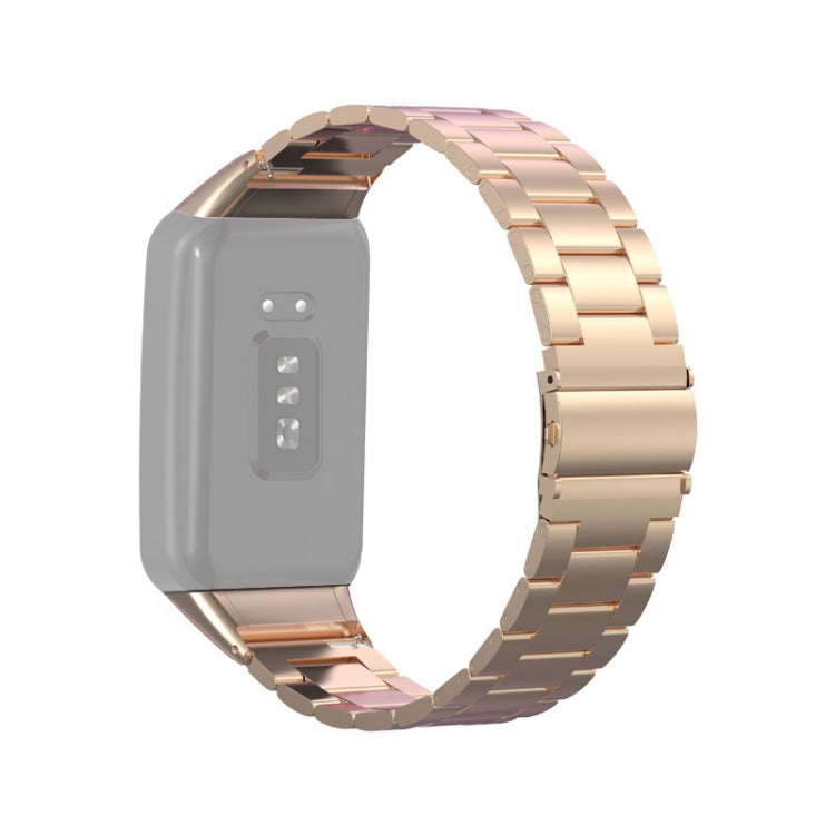 Bracelet de montre en acier inoxydable à trois perles, For OPPO Watch Free NFC