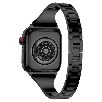 Bracelet de montre en cuir incrusté de diamants pour la série Apple Watch, 7 41mm / 6&SE&5&4 40mm / 3&2&1 38mm, 7 45mm / 6&SE&5&4 44mm / 3&2&1 42mm