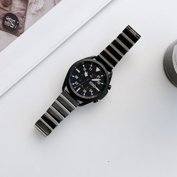 Bracelet de montre en acier à une perle en céramique, 20mm, 22mm