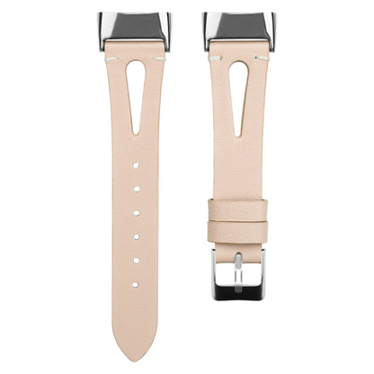 Bracelet de montre en cuir à queue pointue FC5-18, For Fitbit Charge 5
