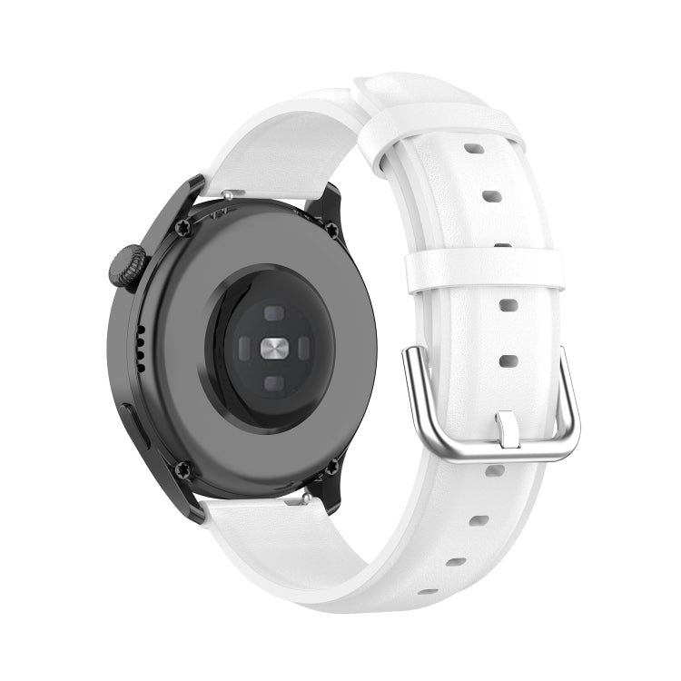 Bracelet de montre en cuir à queue ronde, For Huawei Watch GT 3 46mm/GT Runner, For Huawei Watch GT 3 42mm
