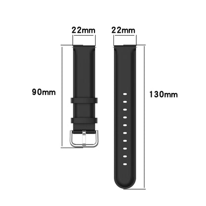 Bracelet de montre en cuir à queue ronde, For Huawei Watch GT 3 46mm/GT Runner, For Huawei Watch GT 3 42mm