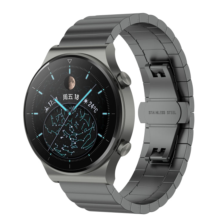 Bracelet de montre en acier à une perle, For Huawei Watch GT 3 46mm/GT Runner, For Huawei Watch GT 3 42mm