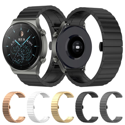 Bracelet de montre en acier à une perle, For Huawei Watch GT 3 46mm/GT Runner, For Huawei Watch GT 3 42mm