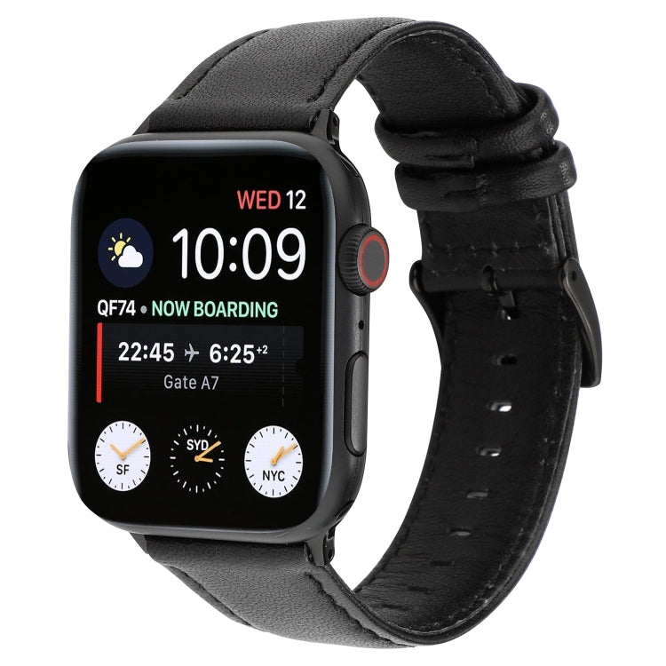Huile Wax Crazy Horse Texture Bracelet en cuir véritable, For Apple Watch Series, For Apple Watch Series 5