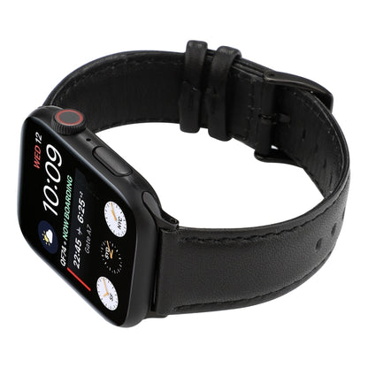 Huile Wax Crazy Horse Texture Bracelet en cuir véritable, For Apple Watch Series, For Apple Watch Series 5