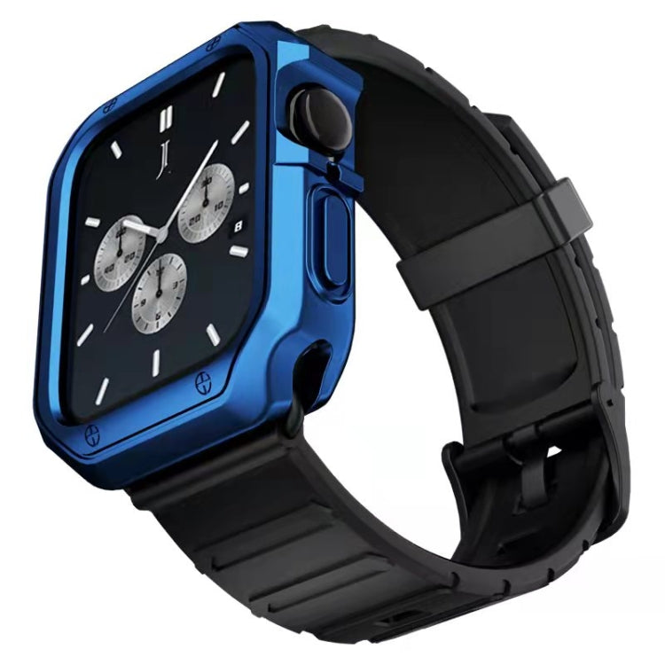 Bracelet de montre en silicone + ensemble de boîtier de montre, For Apple Watch Series 9 / 8 / 7 41mm, For Apple Watch Series 9 / 8 / 7 45mm