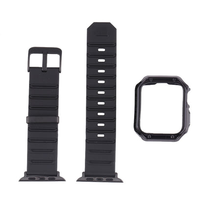 Bracelet de montre en silicone + ensemble de boîtier de montre, For Apple Watch Series 9 / 8 / 7 41mm, For Apple Watch Series 9 / 8 / 7 45mm