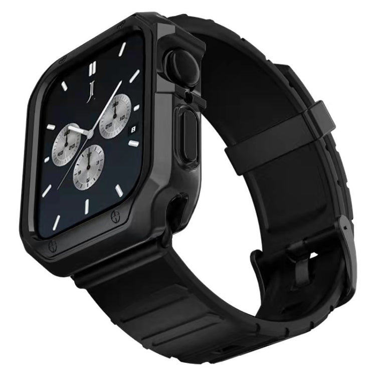 Bracelet de montre en silicone + ensemble de boîtier de montre, For Apple Watch Series 9 / 8 / 7 41mm, For Apple Watch Series 9 / 8 / 7 45mm