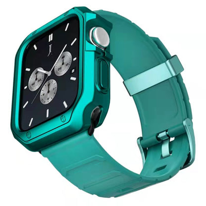 Bracelet de montre en silicone + ensemble de boîtier de montre, For Apple Watch Series 9 / 8 / 7 41mm, For Apple Watch Series 9 / 8 / 7 45mm