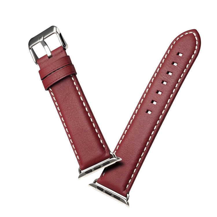 Bracelet de montre en cuir véritable avec protection de l'environnement, For Apple Watch Series, For Apple Watch Series 5