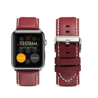 Bracelet de montre en cuir véritable avec protection de l'environnement, For Apple Watch Series, For Apple Watch Series 5