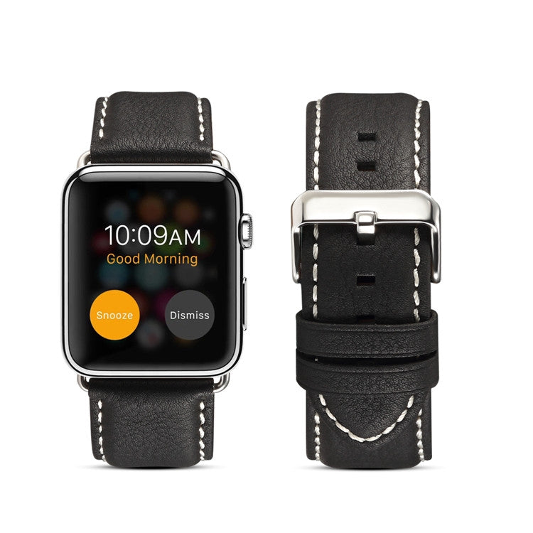 Bracelet de montre en cuir véritable avec protection de l'environnement, For Apple Watch Series, For Apple Watch Series 5
