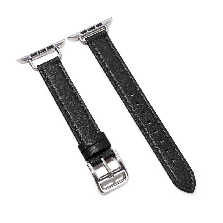 Bracelet de montre en cuir de vachette de 14 mm pour la série Apple Watch, 7 41mm/6&SE&5&4 40mm/3&2&1 38mm, 7 45mm/6&SE&5&4 44mm/3&2&1 42mm
