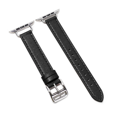 Bracelet de montre en cuir de vachette de 14 mm pour la série Apple Watch, 7 41mm/6&SE&5&4 40mm/3&2&1 38mm, 7 45mm/6&SE&5&4 44mm/3&2&1 42mm