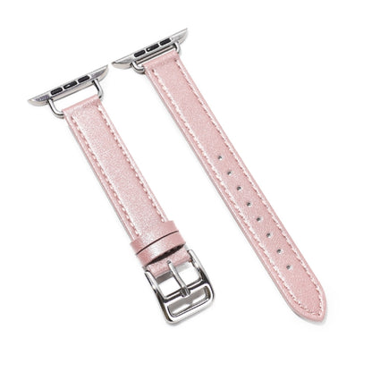 Bracelet de montre en cuir de vachette de 14 mm pour la série Apple Watch, 7 41mm/6&SE&5&4 40mm/3&2&1 38mm, 7 45mm/6&SE&5&4 44mm/3&2&1 42mm