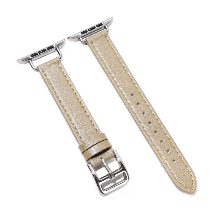 Bracelet de montre en cuir de vachette de 14 mm pour la série Apple Watch, 7 41mm/6&SE&5&4 40mm/3&2&1 38mm, 7 45mm/6&SE&5&4 44mm/3&2&1 42mm