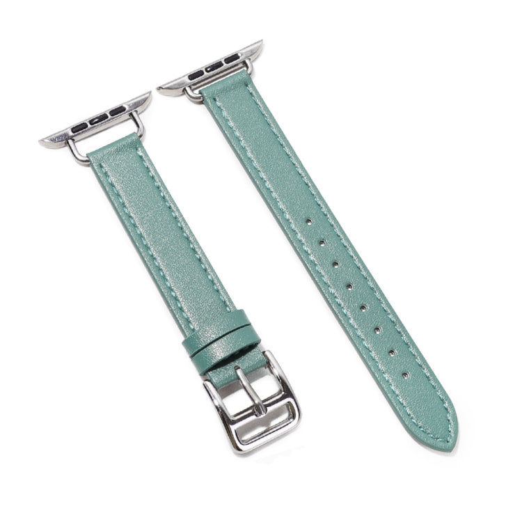 Bracelet de montre en cuir de vachette de 14 mm pour la série Apple Watch, 7 41mm/6&SE&5&4 40mm/3&2&1 38mm, 7 45mm/6&SE&5&4 44mm/3&2&1 42mm