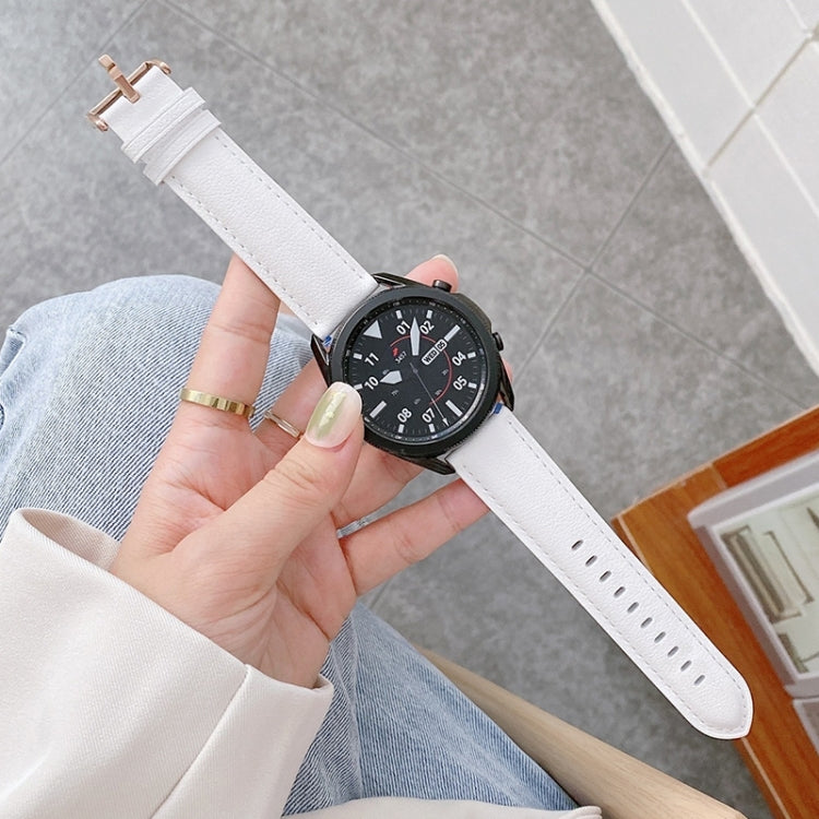 Bracelet en cuir, For Samsung Galaxy Watch4 40mm/44mm