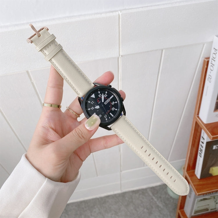 Bracelet en cuir, For Samsung Galaxy Watch4 40mm/44mm