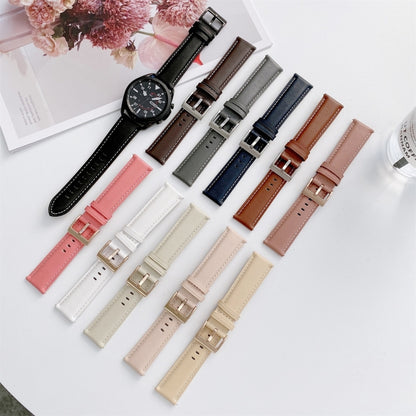 Bracelet en cuir, For Samsung Galaxy Watch4 40mm/44mm