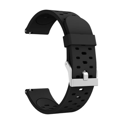 Bracelet de montre en silicone à trois rangées de trous, For Samsung Galaxy Watch 3 45mm