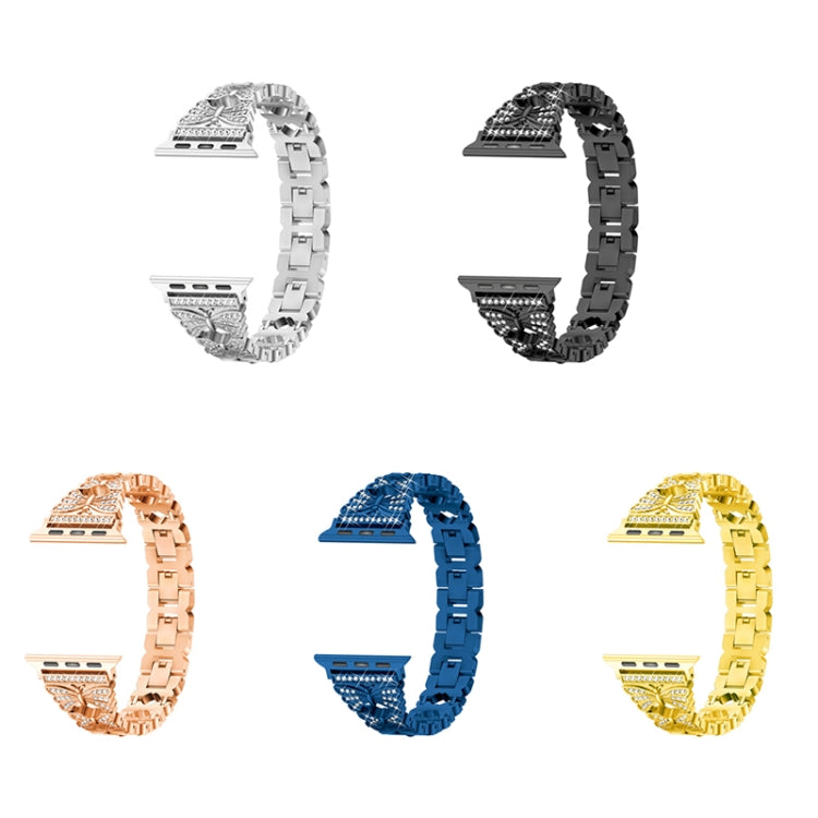 Bracelet en acier inoxydable pour la série Apple Watch, 7 41mm / 6&SE&5&4 40mm / 3&2&1 38mm, 7 45mm / 6&SE&5&4 44mm / 3&2&1 42mm