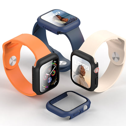Cadre PC ROCK 2 en 1 + étui de protection en verre trempé, For Apple Watch Series 9 / 8 / 7 41mm, For Apple Watch Series 9 / 8 / 7 45mm