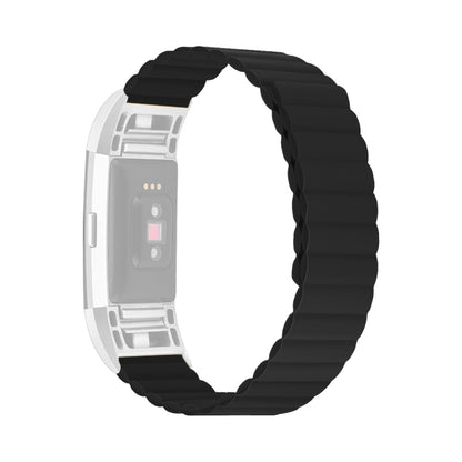 Bracelet de montre magnétique en silicone, For Fitbit Charge 2, For Fitbit Charge 3 / 4, For Fitbit Charge 5