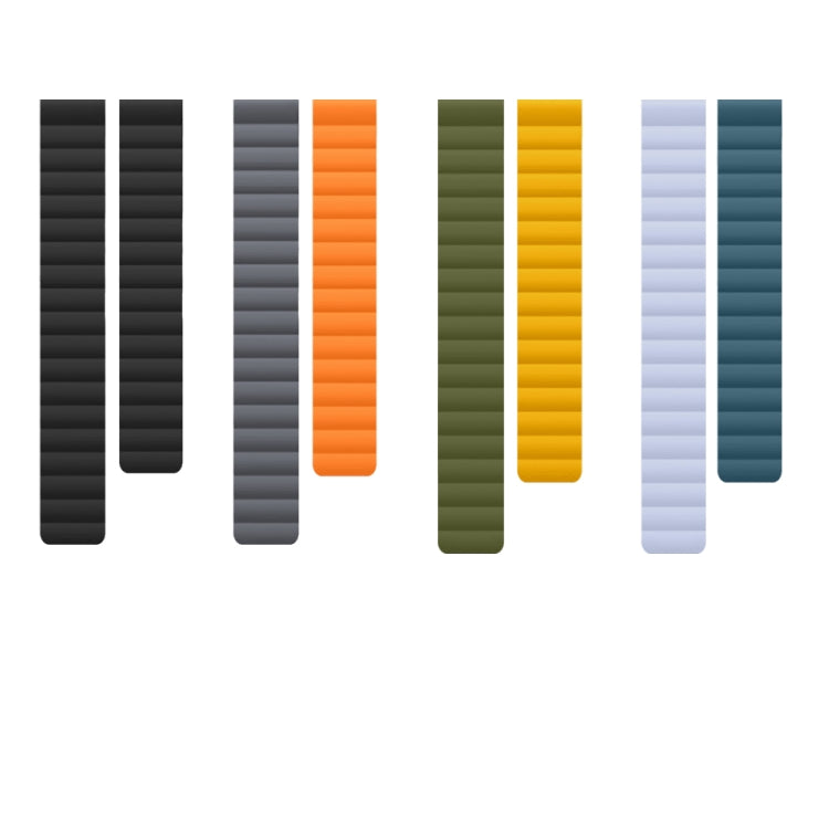Bracelet de montre magnétique en silicone, For Fitbit Charge 2, For Fitbit Charge 3 / 4, For Fitbit Charge 5