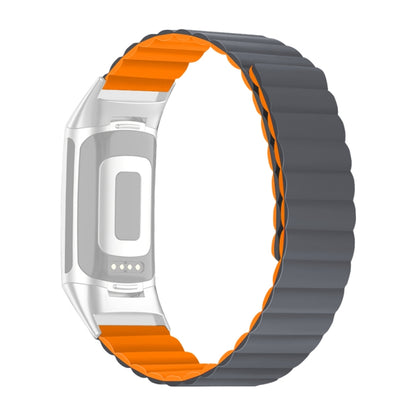 Bracelet de montre magnétique en silicone, For Fitbit Charge 2, For Fitbit Charge 3 / 4, For Fitbit Charge 5