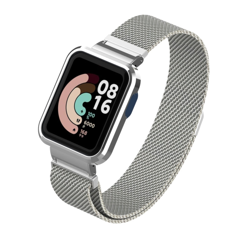 Bracelet de montre en métal magnétique milanais, For Xiaomi Mi Watch Lite / Redmi Watch, For Xiaomi Redmi Watch 2
