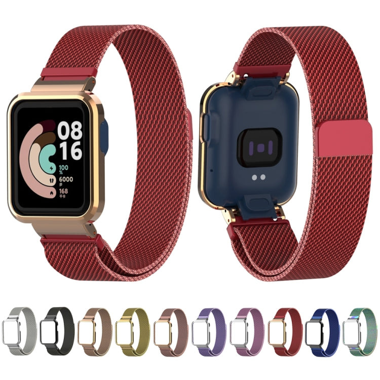 Bracelet de montre en métal magnétique milanais, For Xiaomi Mi Watch Lite / Redmi Watch, For Xiaomi Redmi Watch 2