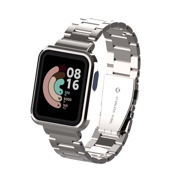 Bracelet de montre en métal à trois perles, For Xiaomi Mi Watch Lite / Redmi Watch, For Xiaomi Redmi Watch 2