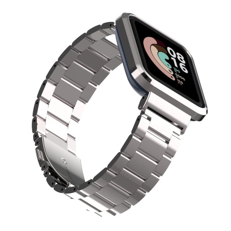 Bracelet de montre en métal à trois perles, For Xiaomi Mi Watch Lite / Redmi Watch, For Xiaomi Redmi Watch 2