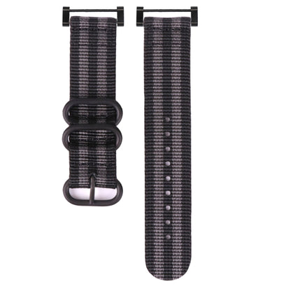 Bracelet de montre en nylon à boucle en acier à trois anneaux, For Suunto CORE, For Suunto 7