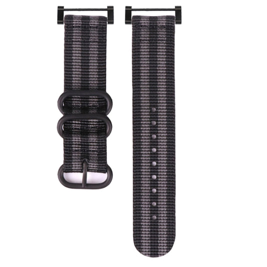 Bracelet de montre en nylon à boucle en acier à trois anneaux, For Suunto CORE, For Suunto 7