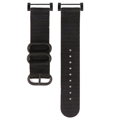 Bracelet de montre en nylon à boucle en acier à trois anneaux, For Suunto CORE, For Suunto 7