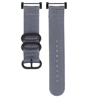 Bracelet de montre en nylon à boucle en acier à trois anneaux, For Suunto CORE, For Suunto 7
