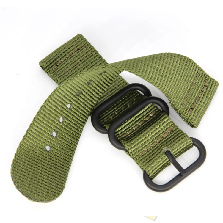 Bracelet de montre en nylon à boucle en acier à trois anneaux, For Suunto CORE, For Suunto 7