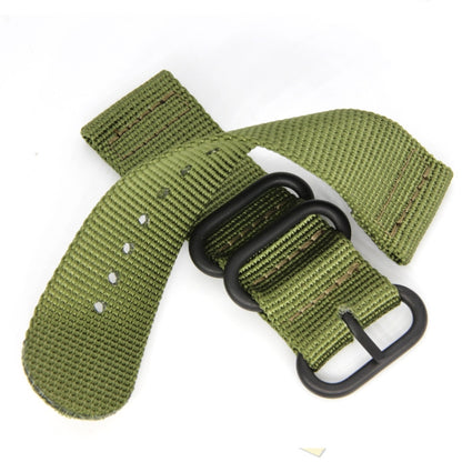 Bracelet de montre en nylon à boucle en acier à trois anneaux, For Suunto CORE, For Suunto 7