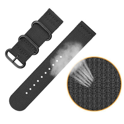 Bracelet de montre en nylon à boucle en acier à trois anneaux, For Suunto CORE, For Suunto 7
