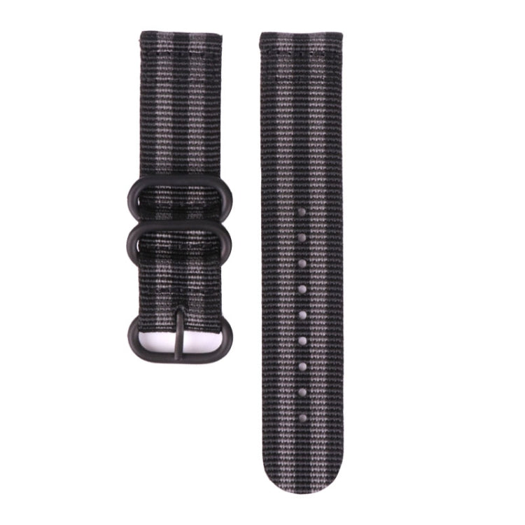 Bracelet de montre en nylon à boucle en acier à trois anneaux, For Suunto CORE, For Suunto 7