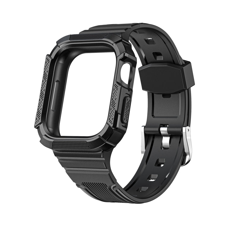 Bracelet de montre intégré Armor bicolore pour la série Apple Watch, 7 41mm / 6&SE&5&4 40mm, 7 45mm / 6&SE&5&4 44mm