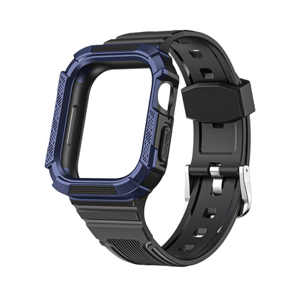 Bracelet de montre intégré Armor bicolore pour la série Apple Watch, 7 41mm / 6&SE&5&4 40mm, 7 45mm / 6&SE&5&4 44mm