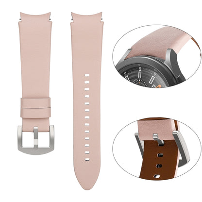 Bracelet en cuir véritable, For Samsung Galaxy Watch4 40mm / 44mm