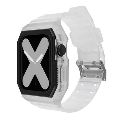 Bracelet de montre intégré bicolore pour la série Apple Watch, 7 41mm / 6&SE&5&4 40mm / 3&2&1 38mm, 7 45mm / 6&SE&5&4 44mm / 3&2&1 42mm