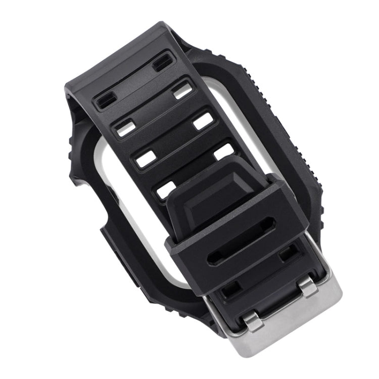 Bracelet de montre intégré bicolore pour la série Apple Watch, 7 41mm / 6&SE&5&4 40mm / 3&2&1 38mm, 7 45mm / 6&SE&5&4 44mm / 3&2&1 42mm