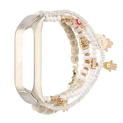 Bracelet de montre en perles de style Mori, For Xiaomi Mi Band 3 & 4, For Xiaomi Mi Band 5 & 6